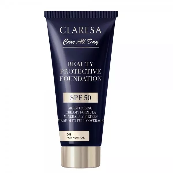 Claresa Beauty Protective Foundation nawilżający podkład z filtrem SPF50 0N Fair Neutral 30ml