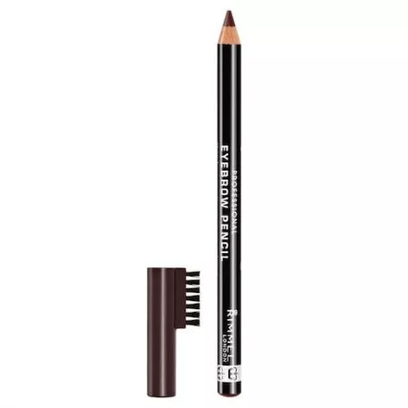 Rimmel Professional Eyebrow Pencil kredka do brwi z grzebykiem 001 Dark Brown 1,4g