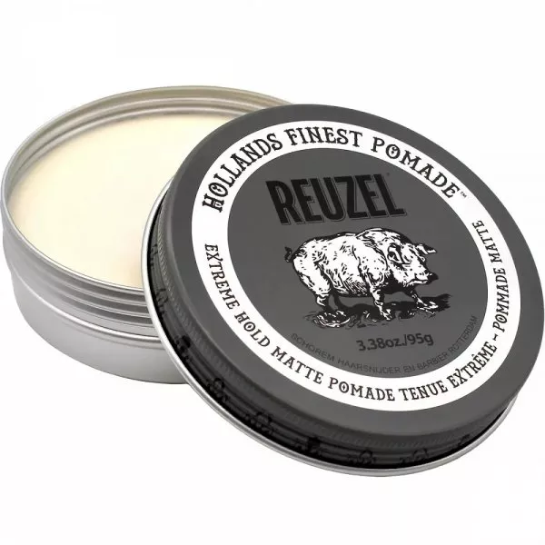 Reuzel, Extreme Hold Matte Pomade, pomada matowa do włosów, 95g