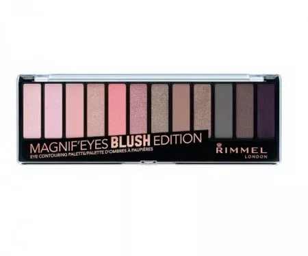 Rimmel Magnif'Eyes Eyeshadow Palette paleta cieni 002 Blush Edition 14.16g