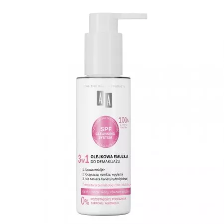 AA Pure Derma olejkowa emulsja do demakijażu 3w1 150ml