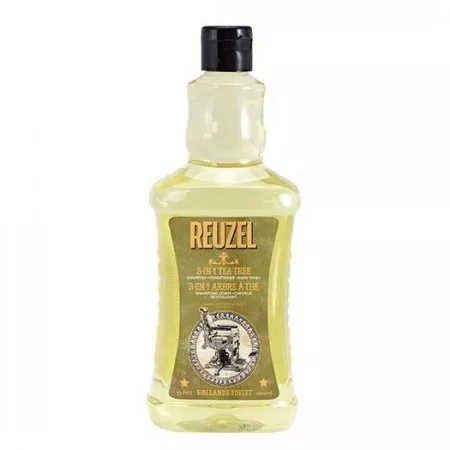 Reuzel 3in1 Tea Tree, żel pod prysznic/szampon/odżywka, 1000ml