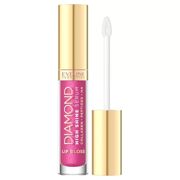 Eveline Cosmetics Diamond High Shine Serum błyszczyk-serum do ust 19 Fuchsia 5ml