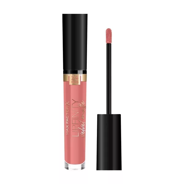 Max Factor Lipfinity Velvet Matte matowa pomadka do ust w płynie 030 Cool Coral 3,5ml - końcówka serii