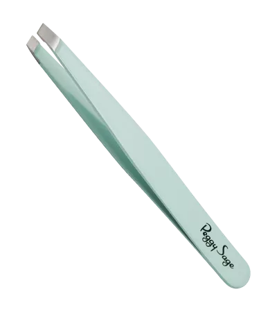 Peggy Sage, pęseta do brwi i depilacji, kolor miętowy