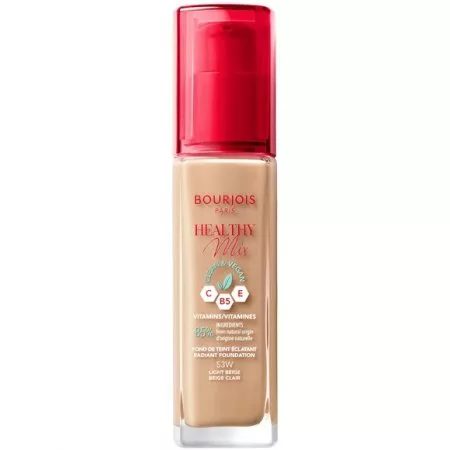 Bourjois Healthy Mix Clean wegański podkład rozświetlający 53 Light Beige 30ml
