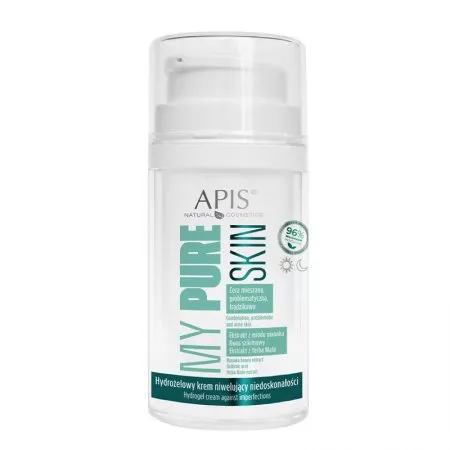 Apis My Pure Skin, hydrożelowy krem niwelujący niedoskonałości, 50ml