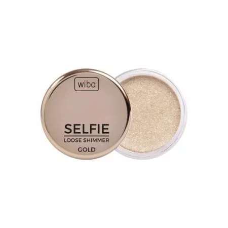 Wibo Selfie Loose Shimmer rozświetlacz do twarzy Gold 2g
