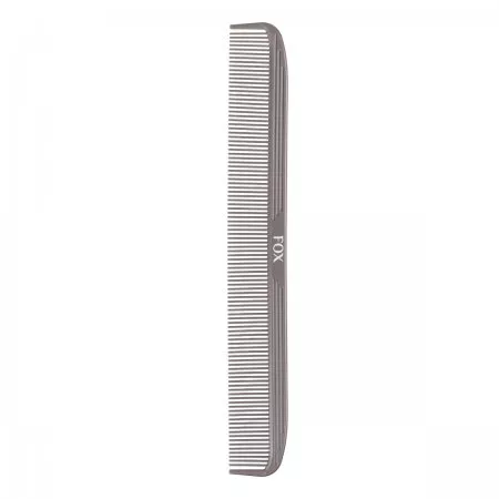 Fox Earth Colors, grzebień o jednakowych ząbkach, szary