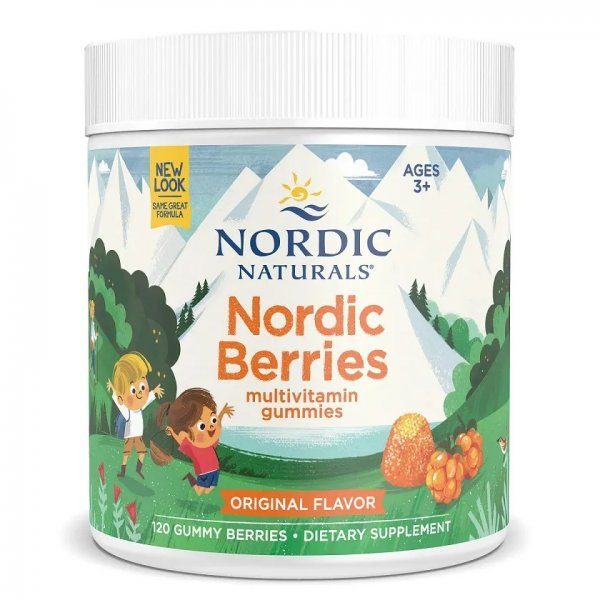 Nordic Naturals Nordic Berries suplement diety dla dzieci 120 żelek