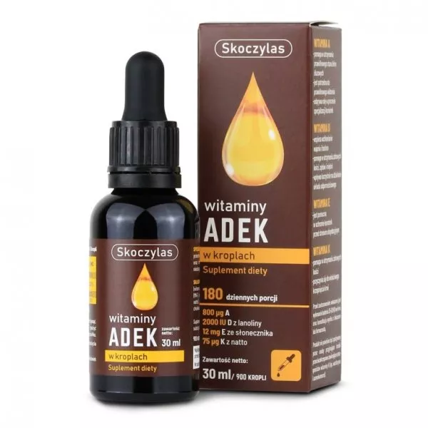 Skoczylas Witaminy ADEK suplement diety w kroplach 30ml