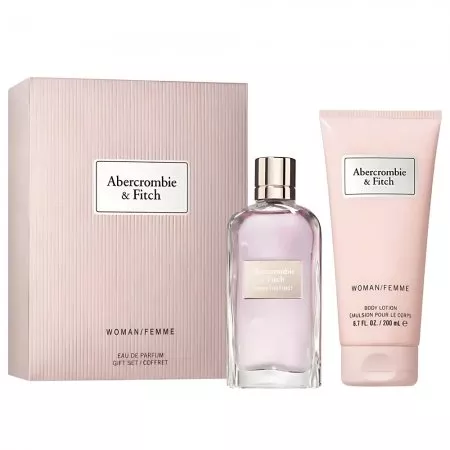 Abercrombie&Fitch First Instinct Woman zestaw woda perfumowana spray 100ml + balsam do ciała 200ml (W)