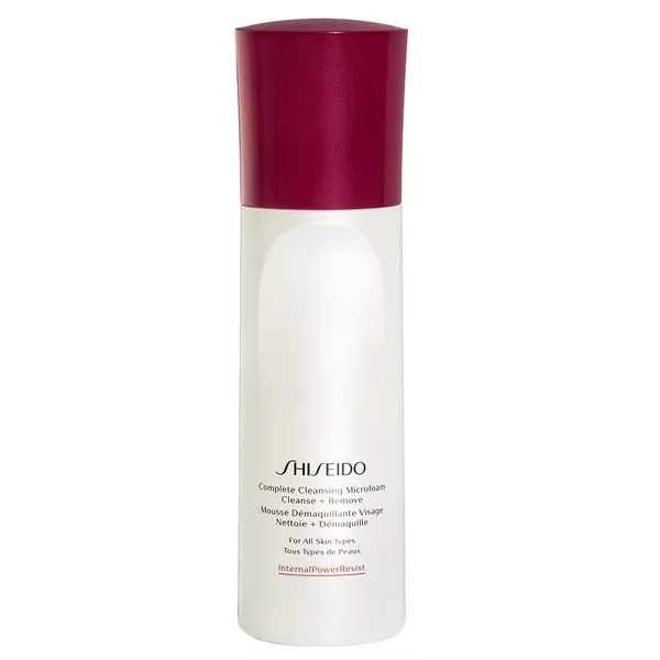 Shiseido Complete Cleansing MicroFoam pianka nawilżająco-oczyszczająca do twarzy 180ml