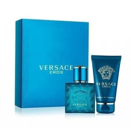 Versace Eros, zestaw perfum edt 100ml + 100ml żel pod prysznic (M)