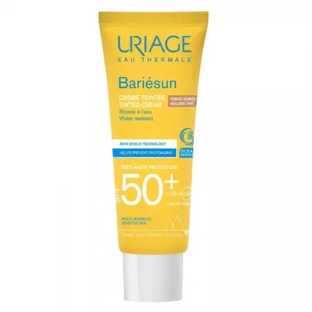 Uriage Bariesun Tinted Cream przeciwsłoneczny krem tonujący SPF50+ Złoty 50ml
