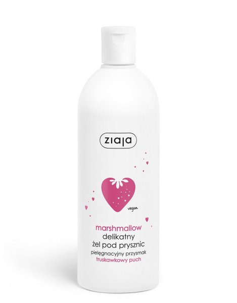 Ziaja Pielęgnacyjne Przysmaki, żel pod prysznic, marshmallow, 500ml