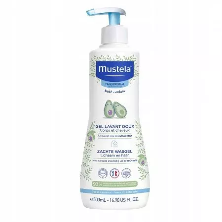 Mustela Gentle Cleansing Gel delikatny żel do mycia ciała i włosów 500ml