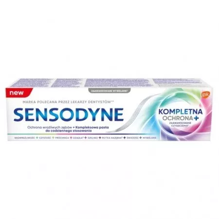 Sensodyne Kompletna Ochrona+ pasta do zębów z fluorkiem 75ml
