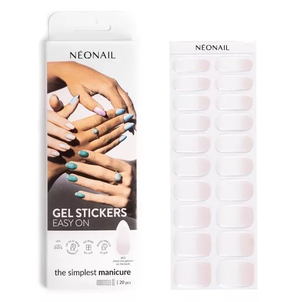 Neonail Easy On, naklejki do paznokci, M12