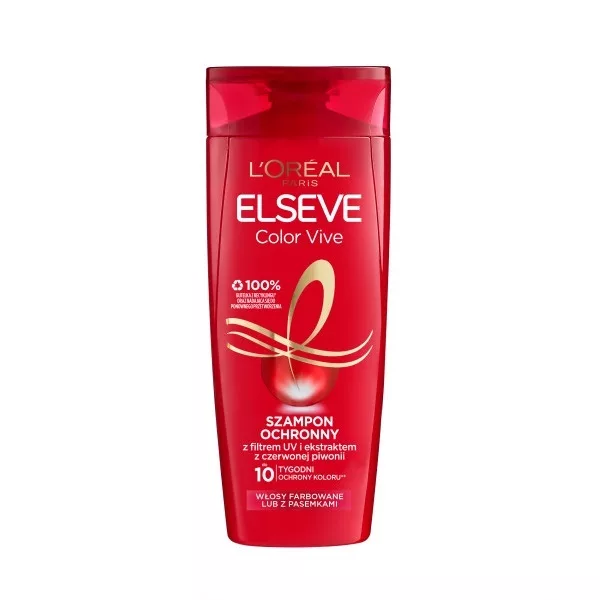 L'Oreal Paris Elseve Color Vive Szampon Ochronny do włosów farbowanych lub z pasemkami, 400ml