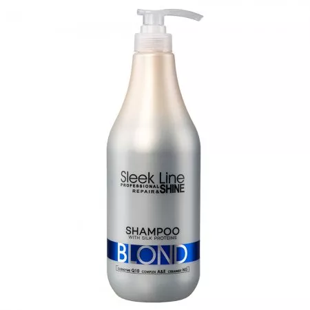 Stapiz Sleek Line Blond Shampoo szampon do włosów blond zapewniający platynowy odcień 1000ml