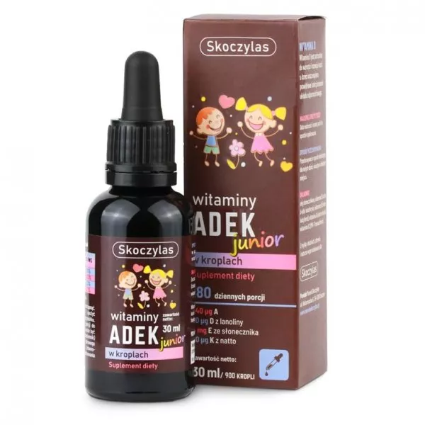 Skoczylas Witaminy ADEK Junior suplement diety w kroplach 30ml