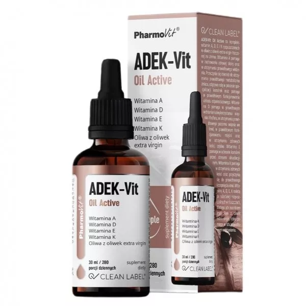 Pharmovit ADEK-Vit Oil Active suplement diety w kroplach 30ml