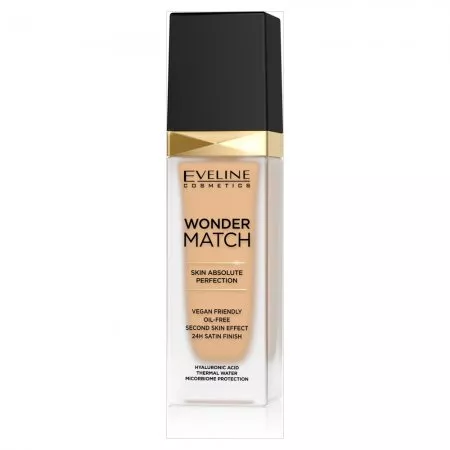 Eveline Wonder Match, luksusowy podkład do twarzy, 20 medium beige, 30ml