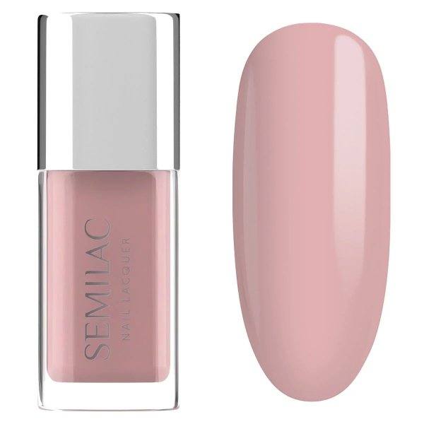 Semilac, klasyczny lakier do paznokci, 106 Lacquer Pinkognito, 9ml
