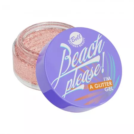 Bell Beach Please, żelowy rozświetlacz do twarzy i ciała, I'm a glitter gel 001, 4.5g