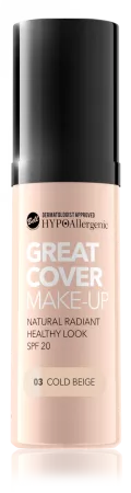 Bell HYPO Great Cover Make-Up SPF 20, intensywnie kryjący puder w musie, 03, 20g