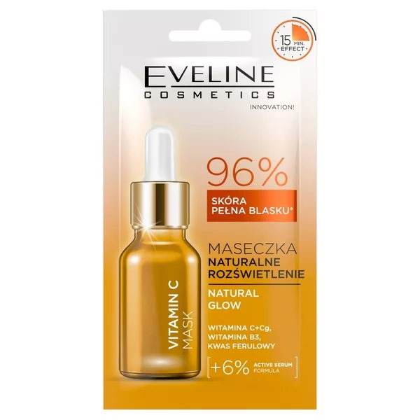 Eveline Cosmetics Vitamin C Mask maseczka naturalne rozświetlenie 8ml