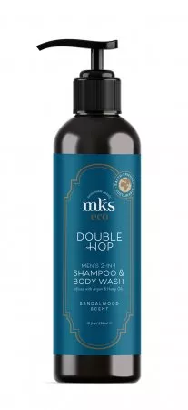 Mks Eco Men Double Hop, szampon 2w1 do włosów i ciała, 296ml