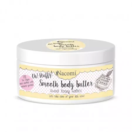 Nacomi, lekkie masło do ciała - miodowe gofry, 100g