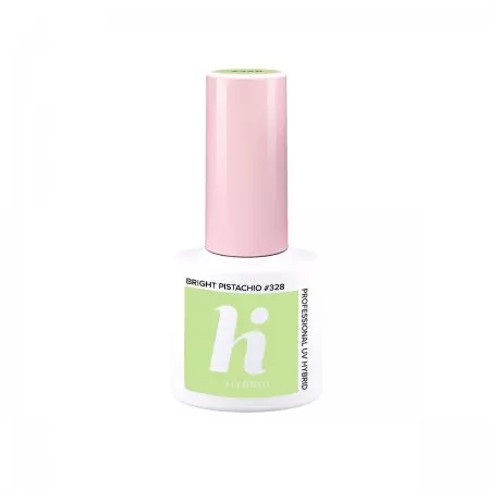 hi hybrid, lakier hybrydowy, 5ml, #328 Bright Pistachio