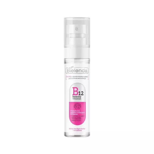 Bielenda B12 Beauty Vitamin, witaminowa mgiełka tonizująca do twarzy, 75ml