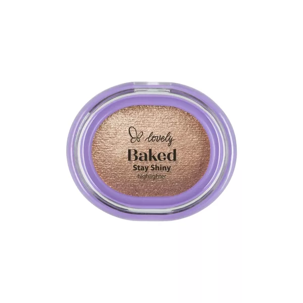 Lovely Baked Stay Shiny Highlighter wypiekany rozświetlacz do twarzy 03