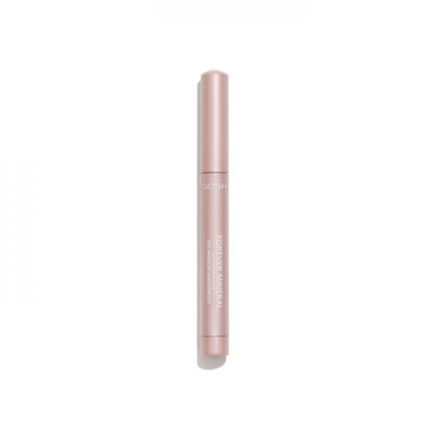 Gosh Forever Mineral, cień do powiek w sztyfcie wodoodporny, 007 Silver Rose, 1.4g