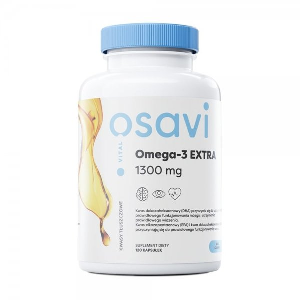Osavi Omega-3 Extra 1300mg suplement diety 120 kapsułek