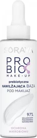Soraya Probio Make-up, Prebiotyczna nawilżająca baza pod makijaż, 30ml
