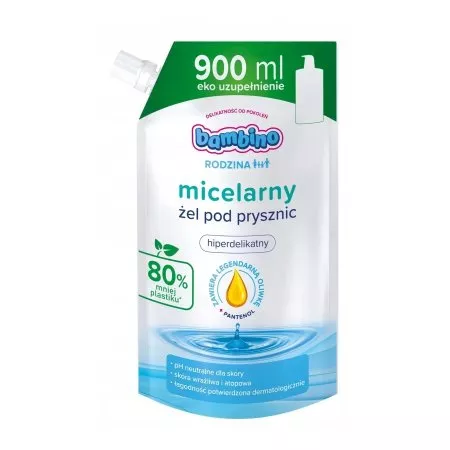 Bambino Rodzina żel pod prysznic hiperdelikatny, dla dzieci i dorosłych, Refill 900ml