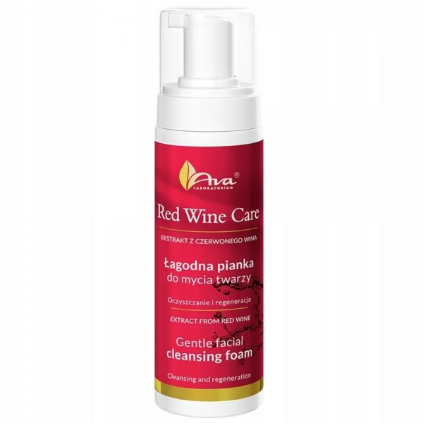 Ava Laboratorium Red Wine Care łagodna pianka do mycia twarzy 150ml