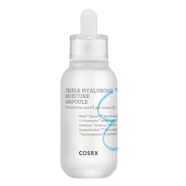 COSRX Triple Hyaluronic Moisture Ampoule nawilżająca ampułka do twarzy z kwasem hialuronowym 40ml