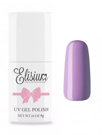 Elisium, lakier hybrydowy 061 Milky violet, 9g