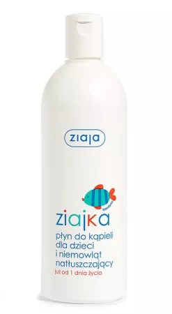Ziaja Ziajka, płyn do kąpieli natłuszczający, dla dzieci, 370ml