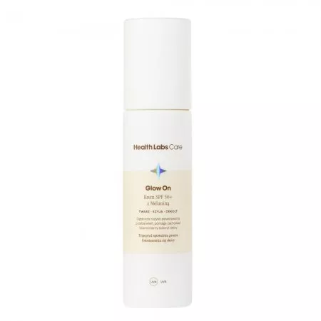 HealthLabs Glow On krem SPF50+ z melaniną 50ml