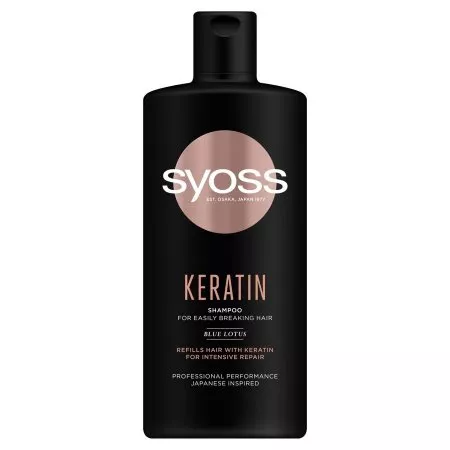 Syoss Keratin Shampoo szampon do włosów słabych i łamliwych 440ml