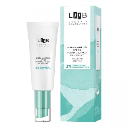 AA Laab Clear Skin Solution ultralekki żel SPF50 normalizująco-ochronny 40ml