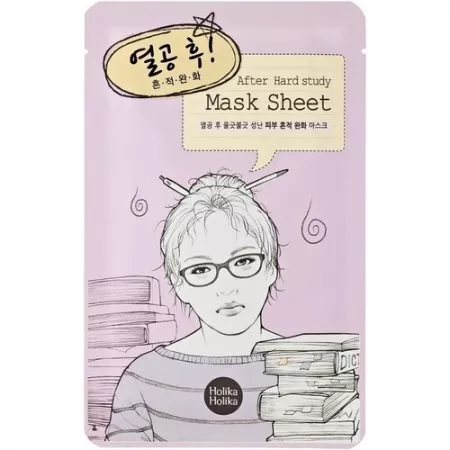 Holika Holika After Hard Study, maska do twarzy w płachcie
