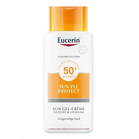 Eucerin Sun Leb Protect SPF50+ przeciwsłoneczny żel-krem do twarzy i ciała 150ml
